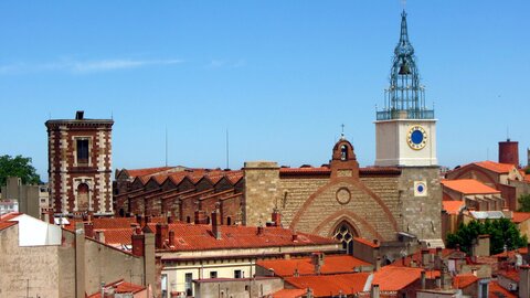 Perpignan, la cathédrale st Jean Baptiste et son carillon