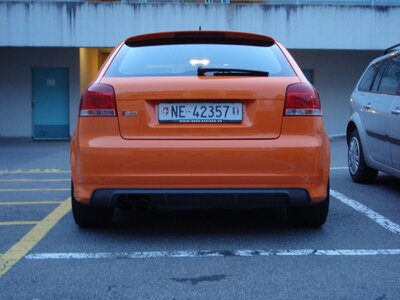 audi s3 orange, DSC01020