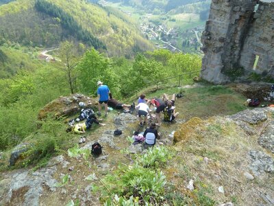 OVS - VTT Ruine Chateau Bilstein le 13.04.2014, P1030244