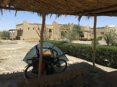 Maroc à vélo, Le camping (ayé, vous commencez à vous y retrouver ? les commentaires deviennent inutiles...)
