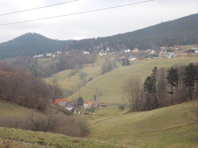 Labaroche et ces lieux dits 'en Alsace), Labaroche et ces lieux dit Orbey et les Alpes vue des 3 epis en 020