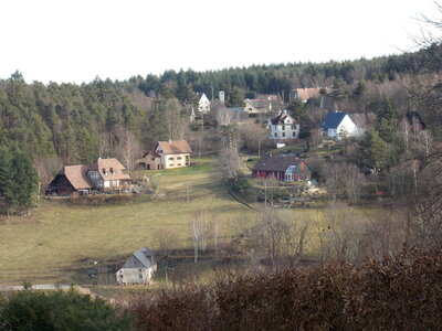 Labaroche et ces lieux dits 'en Alsace), Labaroche et ces lieux dit Orbey et les Alpes vue des 3 epis en 104