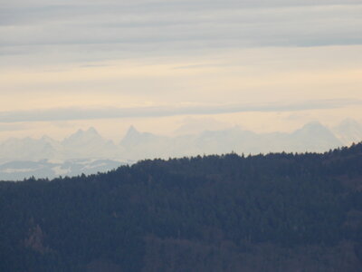 Labaroche et ces lieux dits 'en Alsace), Labaroche et ces lieux dit Orbey et les Alpes vue des 3 epis en 138