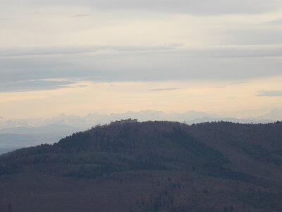 Labaroche et ces lieux dits 'en Alsace), Labaroche et ces lieux dit Orbey et les Alpes vue des 3 epis en 146