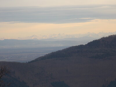 Labaroche et ces lieux dits 'en Alsace), Labaroche et ces lieux dit Orbey et les Alpes vue des 3 epis en 147