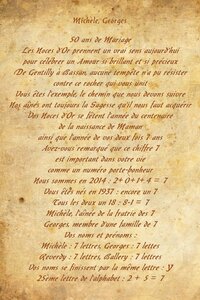NOCES D'OR, 2