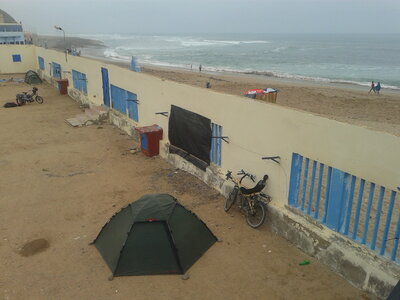 Maroc à vélo, C’’est mieux de rester près de sa mer...