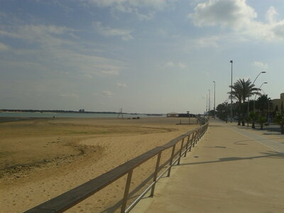 Maroc à vélo, La plage de Sa... heu... Sanlucar de Barrameda.