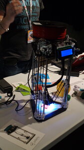 makerfaire_paris_2014, imprimante 3D Delta, kossel ?