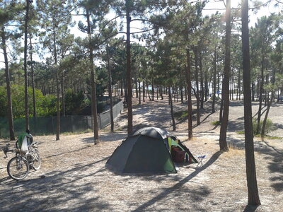 Maroc à vélo, Un camping comme j’’aime (on se croirait en bivouac !).