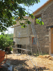 Chantier maison de Colette, juin, juillet 2014, IMG_0633