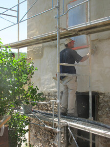 Chantier maison de Colette, juin, juillet 2014, IMG_0635