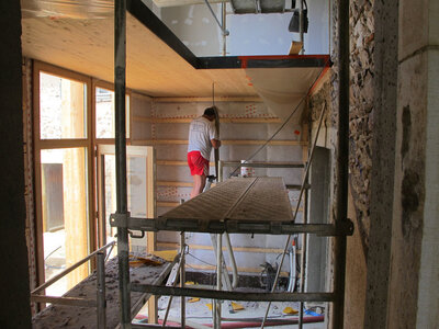 Chantier maison de Colette, juin, juillet 2014, IMG_0662