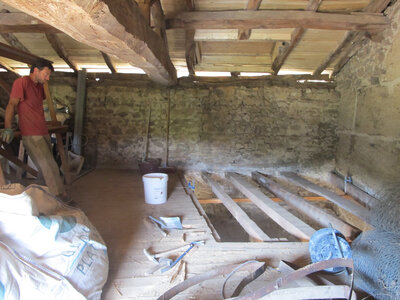 Chantier maison de Colette, juin, juillet 2014, IMG_0676