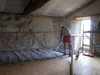 Chantier maison de Colette, juin, juillet 2014, IMG_0765