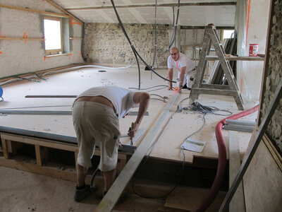Chantier maison de Colette, juin, juillet 2014, IMG_0767