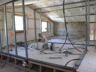 Chantier maison de Colette, juin, juillet 2014, IMG_0791