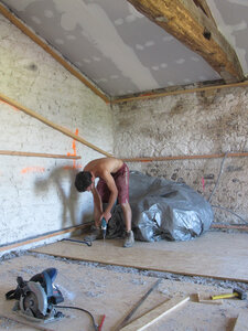 Chantier maison de Colette, juin, juillet 2014, IMG_0806