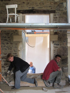 Chantier maison de Colette, juin, juillet 2014, IMG_0902