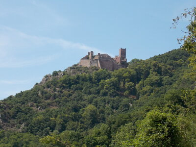 Les châteaux(Le Haut-Koenigsbourg,le Hagueneck(au dessus de Wettolsheim) vue des 3 châteaux depuis Wettolsheim ,Le Wineck(Katzenthal),Le Ulric et le Griesbech(Ribeauvillé)et vue du Haut-ribeaupierre(depuis le Ulric c est le château tout en haut on voit juste un peu sa tour) , DSCN1461