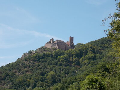 Les châteaux(Le Haut-Koenigsbourg,le Hagueneck(au dessus de Wettolsheim) vue des 3 châteaux depuis Wettolsheim ,Le Wineck(Katzenthal),Le Ulric et le Griesbech(Ribeauvillé)et vue du Haut-ribeaupierre(depuis le Ulric c est le château tout en haut on voit juste un peu sa tour) , DSCN1462