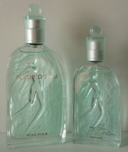 Miniatures de parfum, AA Flacons factices Rochas_Fleur d’eau Les 2 reunis