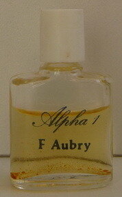 Miniatures de parfum, Aubry_Alpha 1 SB 3 9cm 3ml M sans etiquette