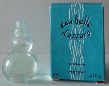 Miniatures de parfum, Azzarao_Eau belle AB EDT 4ml M B