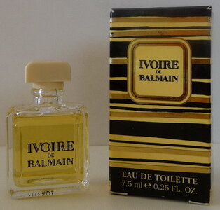 Miniatures de parfum, Balmain_Ivoire AB EDT 7 5ml B M photo 1