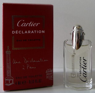 Miniatures de parfum, Cartier_Declaration Une declaration à Paris EDT 5 90cm 4ml B M