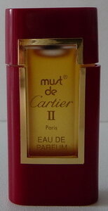 Miniatures de parfum, Cartier_Must de Cartier II SB EDP 5 7cm 4ml M