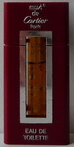 Miniatures de parfum, Cartier_Must SB EDT 5 7cm 1 1ml EDcoque 