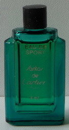 Miniatures de parfum, Cartier_Santos Eau de sport SB 4 75cm 4ml M