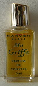 Miniatures de parfum, Carven_Ma griffe SB PDT 5ml Texte vert