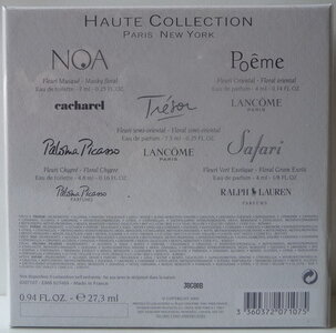 Miniatures de parfum, Coffret 5 miniatures photo 2