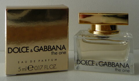 Miniatures de parfum, D & G_The one AB EDP 3 45cm 5ml B M