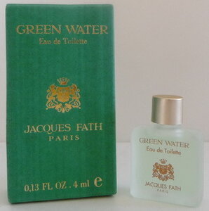 Miniatures de parfum, Fath_Green water AB EDT 4ml B M