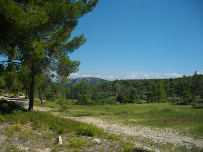 CIRCUIT DES VALLONS, Vue vers Marinas, entre le Vallon de Lazare et le Lauvas