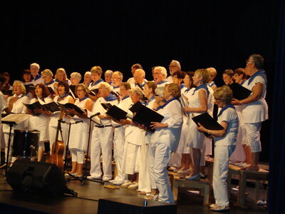 Photos du concert de la chorale Choeur dAlbret de Soustons dans le cadre des fêtes 2014 le lundi 04 août, DSC05788