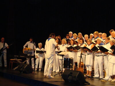 Photos du concert de la chorale Choeur dAlbret de Soustons dans le cadre des fêtes 2014 le lundi 04 août, DSC05789