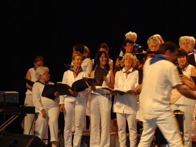 Photos du concert de la chorale Choeur dAlbret de Soustons dans le cadre des fêtes 2014 le lundi 04 août, DSC05793