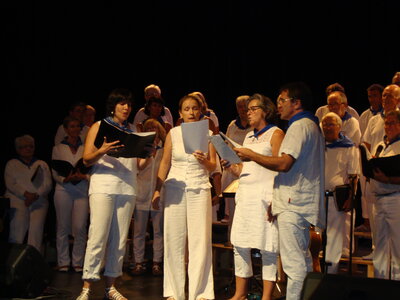 Photos du concert de la chorale Choeur dAlbret de Soustons dans le cadre des fêtes 2014 le lundi 04 août, DSC05794