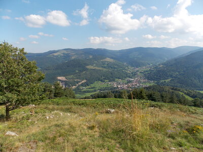 Châteaux de Kaysesberg(68) Et châteaux Ortenbourg et Rammstein (67) pres de Scherwiller) et vue sur le Haut-koenigsbourg ET l'Altmattkopf (pres du Gaschney, DSCN1542