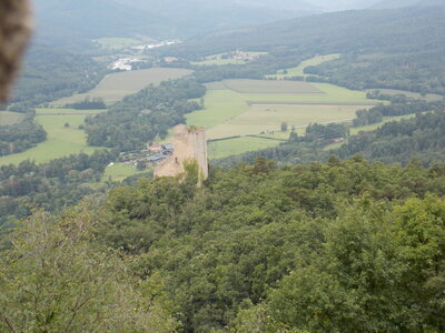 Châteaux de Kaysesberg(68) Et châteaux Ortenbourg et Rammstein (67) pres de Scherwiller) et vue sur le Haut-koenigsbourg ET l'Altmattkopf (pres du Gaschney, DSCN1585
