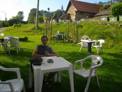 CIRCUIT DU ROUX ET DE COMBELOUP, La récompense à l'arrivée au camping du Buisson (Que je conseille à ceux qui aiment calme et simplicité !)