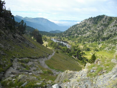 LA CROIX DE CHAMROUSSE, Le lac Achard vu du col de l'Infernet