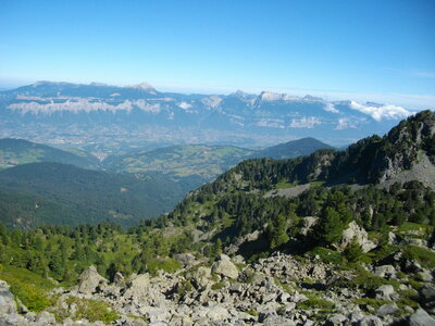LE GRAND VAN, La Chartreuse vue du Couloir de la Casse Rousse