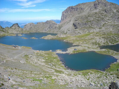 LE GRAND VAN, Lacs Robert depuis la montée au col des Lessines