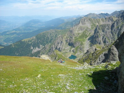 LE GRAND COLON, Vue vers le lac Crozet depuis le Grand Colon