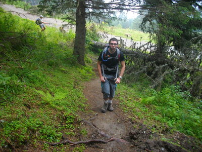 POINTE DE LA SITRE, Montée en forêt
